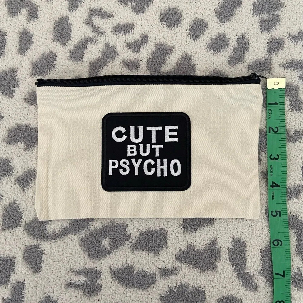 HANDMADE NEW CANVAS COSMETIC POUCH
